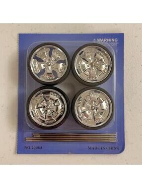 1/24 Spinning Rim Wheels - Rims & Tires For Cars & Trucks - Factory Sealed -W1